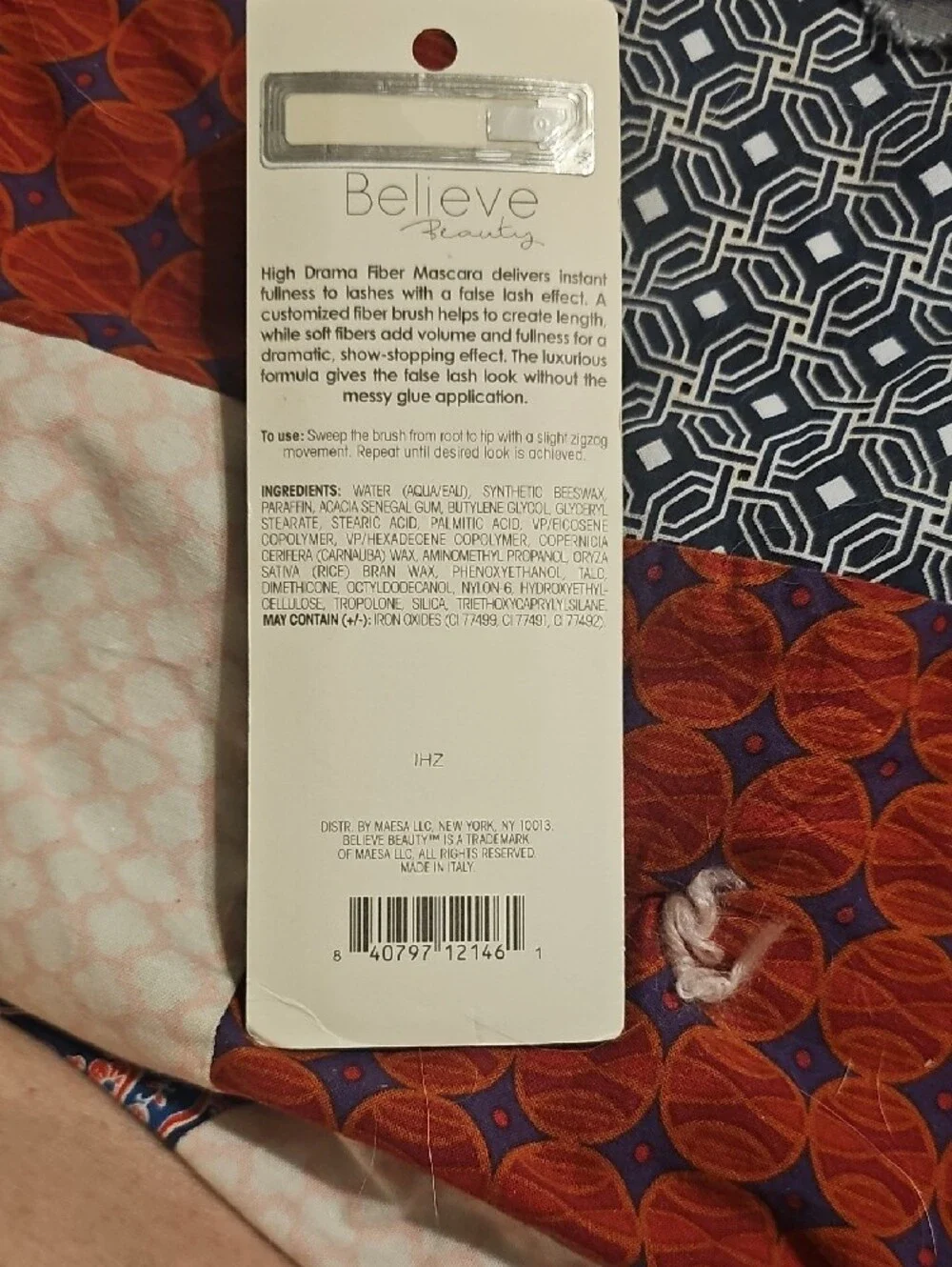 Believe Beauty High Drama Fiber Mascara — Brown
